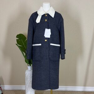 VEGA CHANG Women's Gray Coat